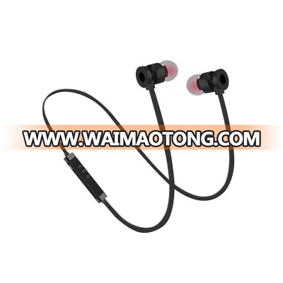 2018 new wireless earbuds in ear headphones magnetic metal earbud headphones