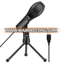 2018 gaming microphone for computer laptop USB condenser microphone with adjustable stand