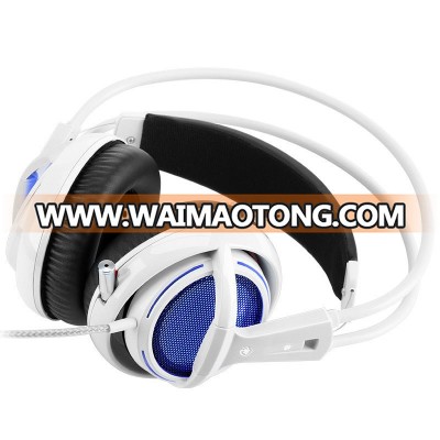 Fashion Headset with Microphone for Gaming Chatting , LED Light & Tuning and on-off Design Headset