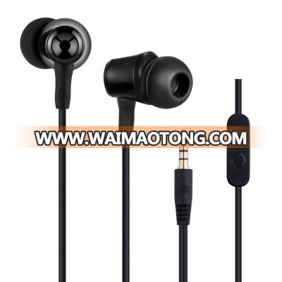 Wired in ear headphones 3.5mm earphones earbuds with microphone for sport running